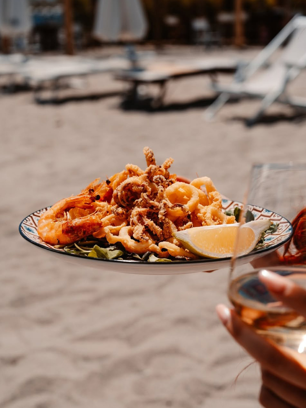 Mediterranean seafood dish